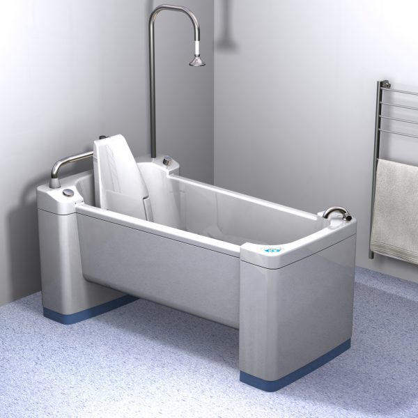 patient Lifting bath with lift and rotating seat